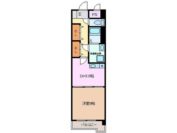 近鉄四日市駅 徒歩9分 7階の物件間取画像